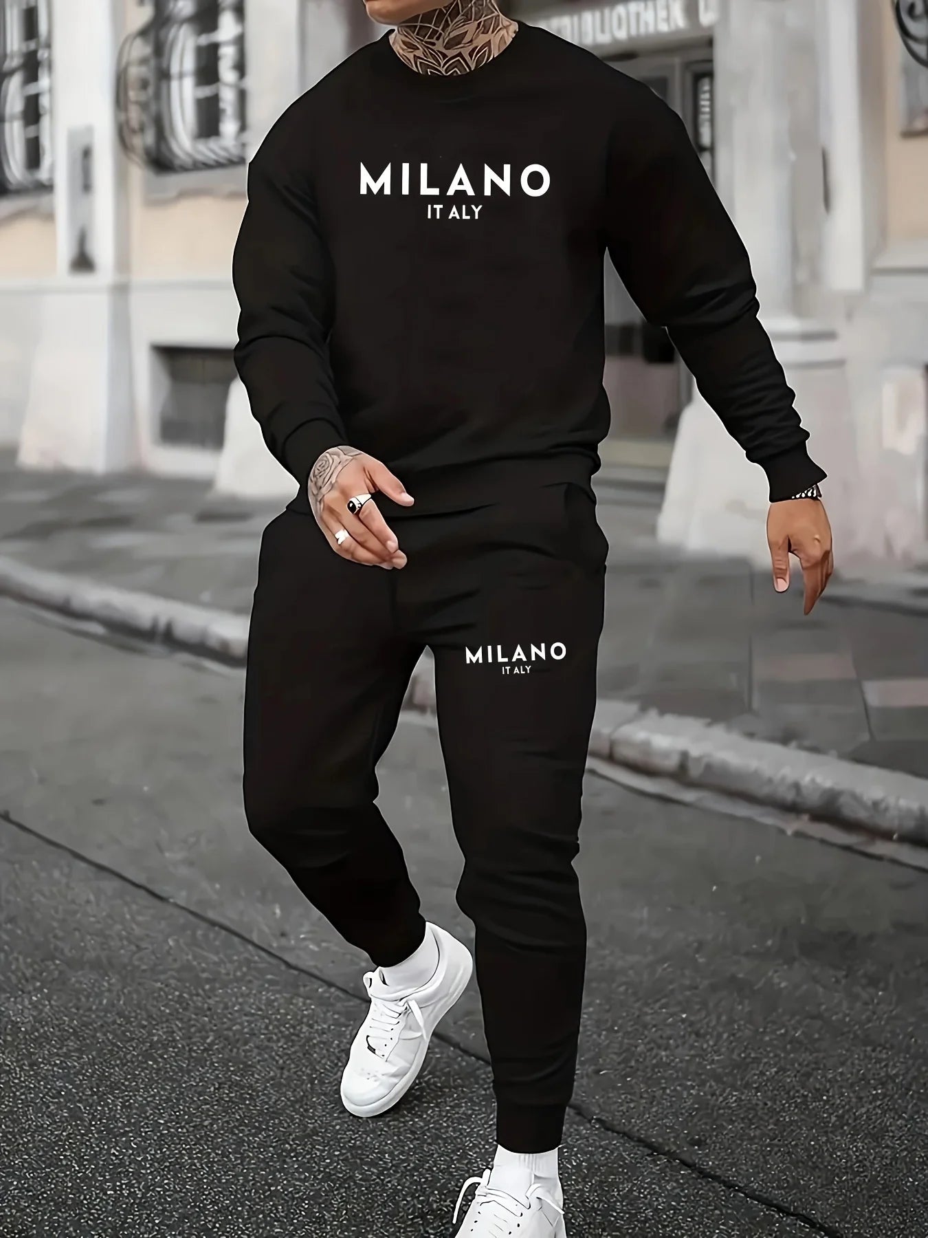 Herr T-shirt i 100% Bomull – Preppy Stil, O-hals, Perfekt för Vår och Sommar