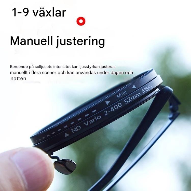 Justerbara Solglasögon – 9 Ljusnivåer för Perfekt Sikt i Alla Väder