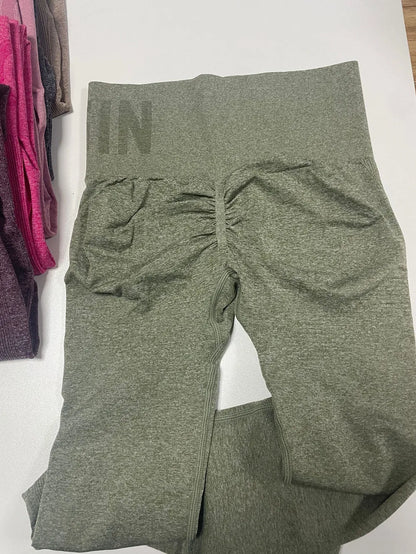 Booty Lifting Hög Midja Yoga Leggings för Kvinnor