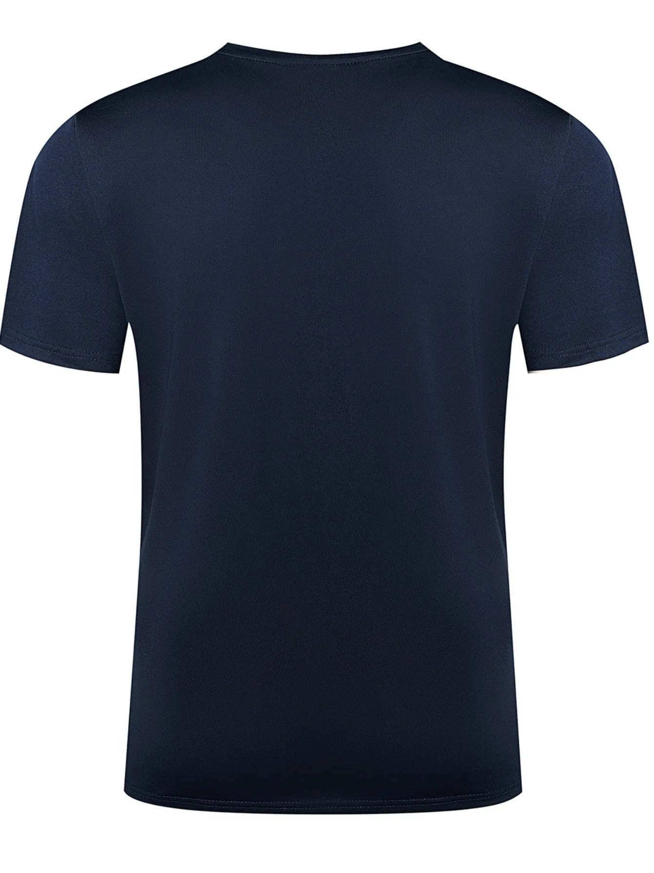 Herr T-shirt 100% Bomull – Andas, Kortärmad O-hals Topp för Resor och Sommar