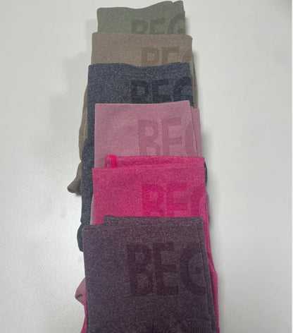 Booty Lifting Hög Midja Yoga Leggings för Kvinnor