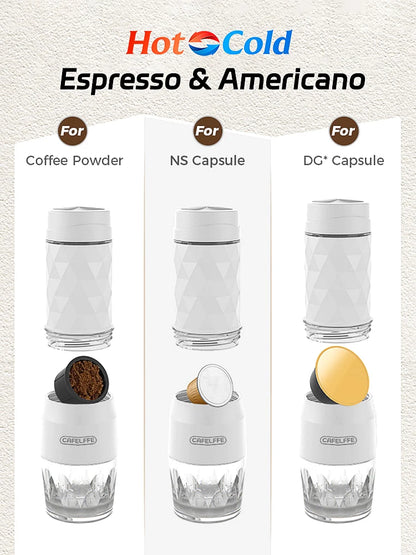 Cafelffe 3-in-1 Portable Coffee Machine 