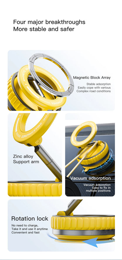 mobilhållare  Magnetisk Sugmobilhållare
