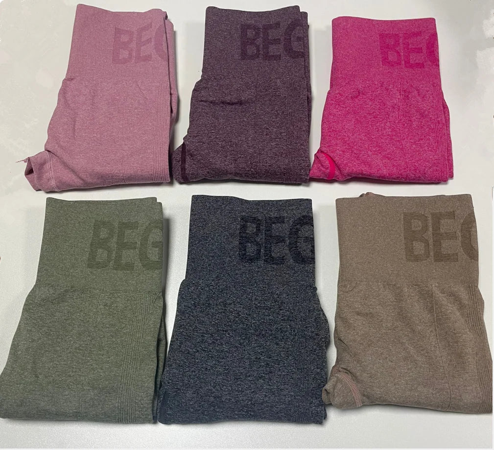 Booty Lifting Hög Midja Yoga Leggings för Kvinnor
