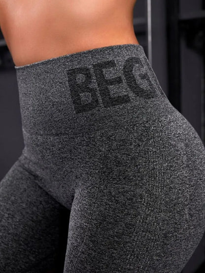 Booty Lifting Hög Midja Yoga Leggings för Kvinnor